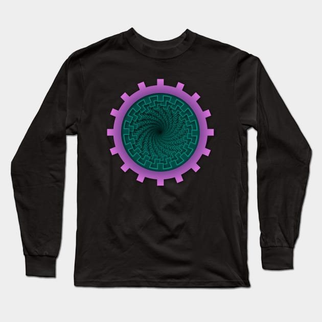 The Gears of Time Long Sleeve T-Shirt by chrisnazario